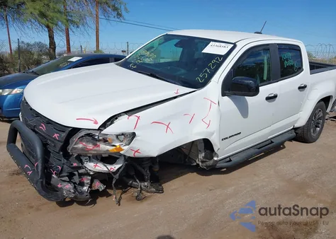 2021 Chevrolet Colorado 4Wd Short Box Z71 from USA, damaged, VIN 1GCGTDEN4M1257292